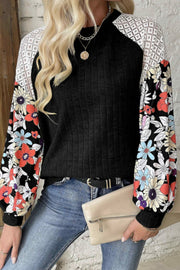 Flower Me Pretty - Fall Floral Lace- Multiple Color Options - Top