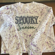Spooky Season - Splatter Paint - Cropped - Graphic Sweatshirt