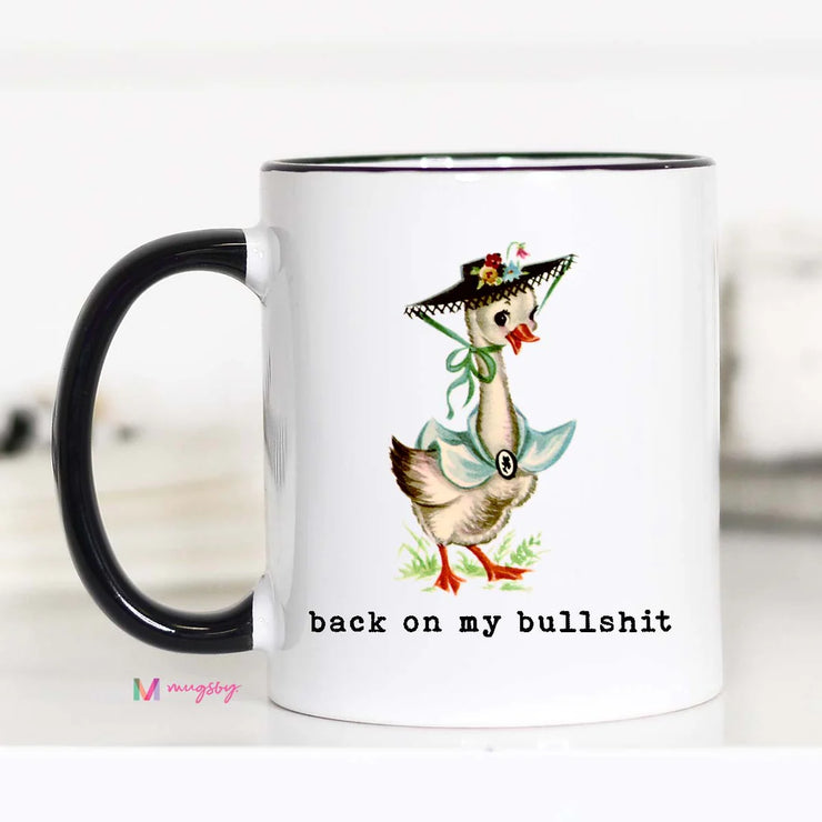 Back On My Bullshit - Large Coffee Mug