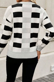 Check Your Self - Sweater - Two Color Options - Top