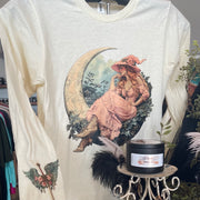 Mystical BoHo Witch - Ivory - Long Sleeve - Graphic Tee