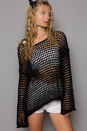 Laid Back - Crochet Fishnet - Top