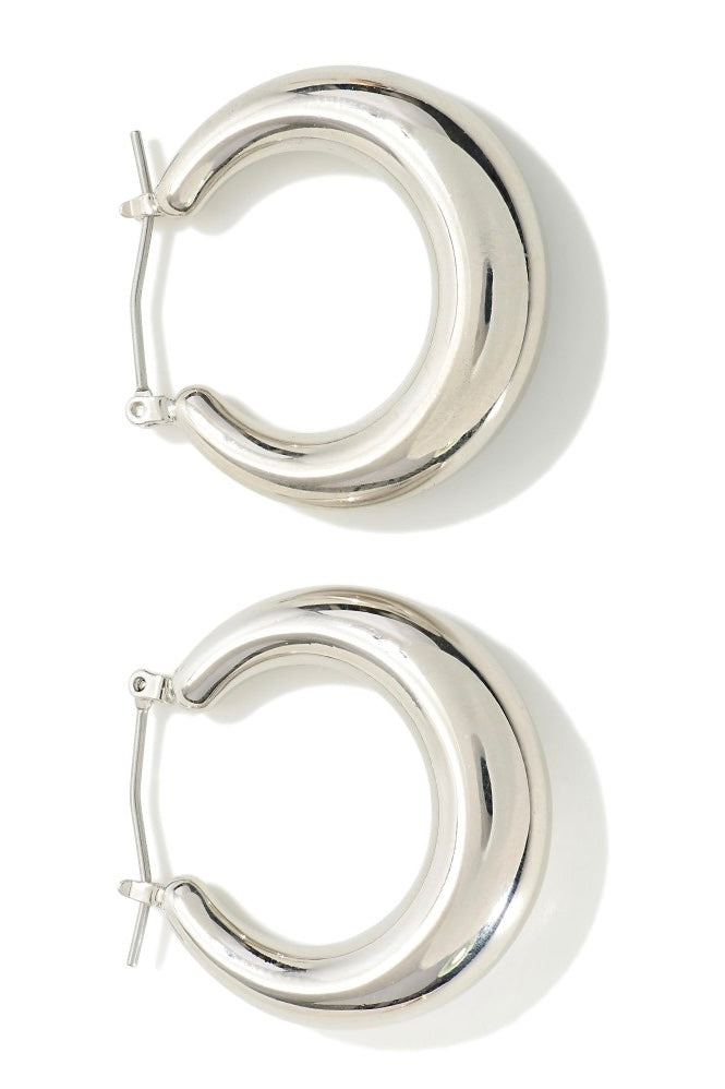 North Fork - Hoops - Gold or Silver - Earrings