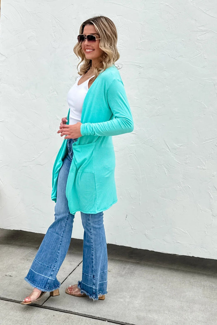 Sierra - Aqua - Cardigan