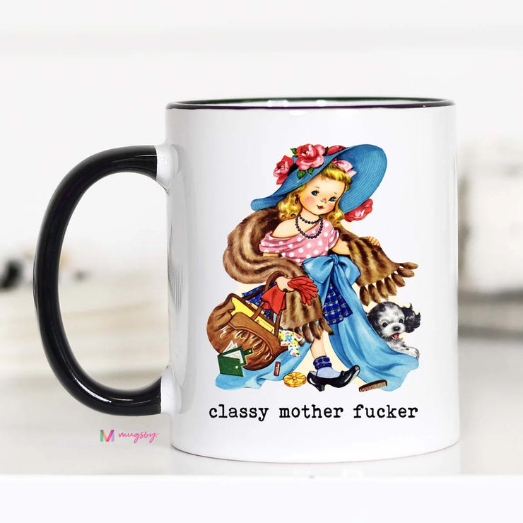 Classy Mother F*cker - Large Coffee Mug