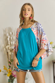 Fun in the Sun - Leopard Ruffle Sleeve - Top