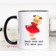 Bend Over and I'll Show You - Large Coffee Mug