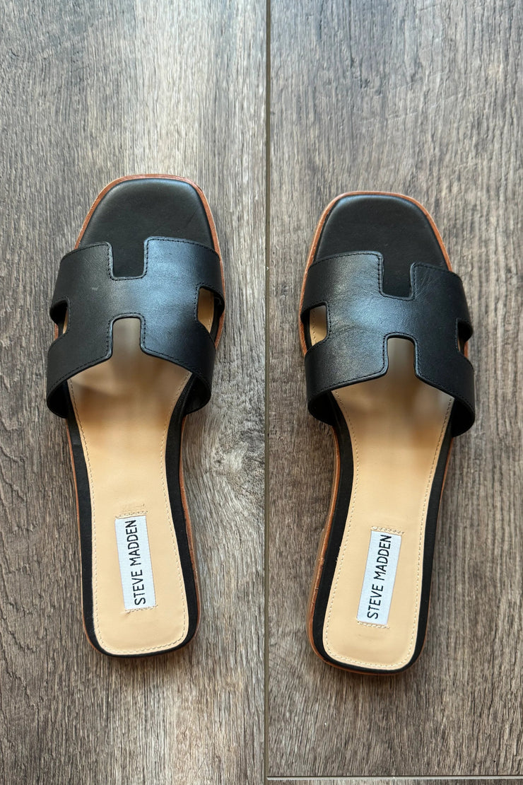 Hadyn - Black Slides - Sandals