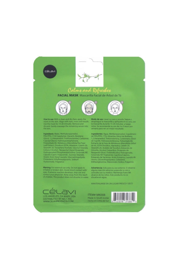 Face Mask - Tea Tree - Calm & Refresh