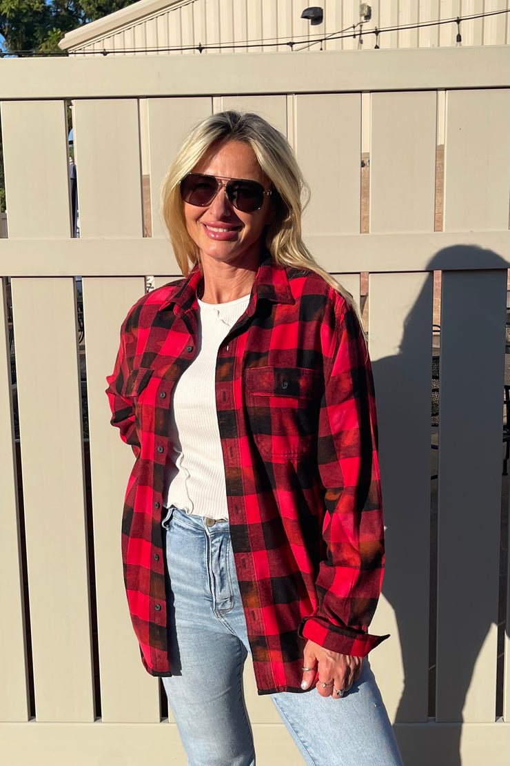 Buffalo Check - Bleached Flannel