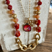 Zia - Double Strand - Gold - Necklace