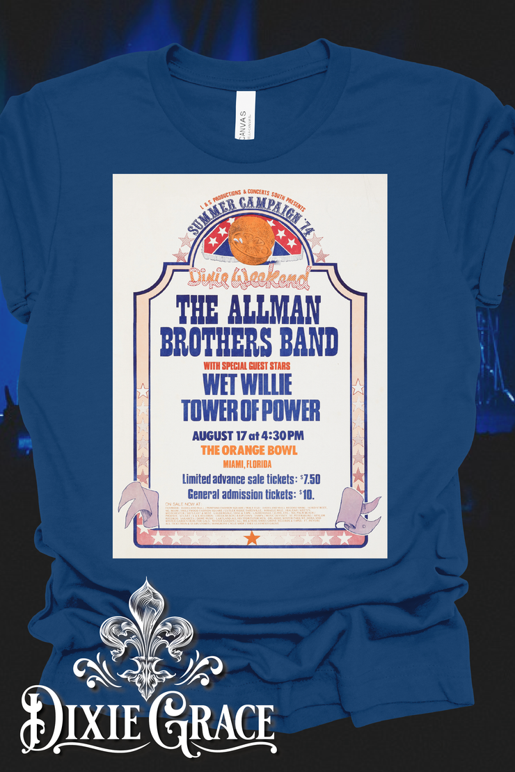 Orange Bowl '74 - Cool Blue - Sweatshirt Option - Graphic Tee