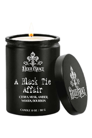 A Black Tie Affair - 11 oz Glass Candle - Cotton Wick