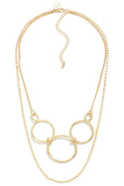 Butler - Layered Chain Link - Gold - Necklace