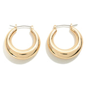 North Fork - Hoops - Gold or Silver - Earrings
