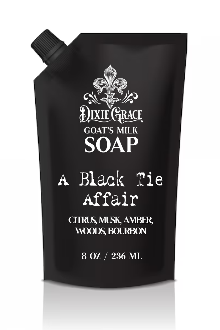A Black Tie Affair - Goat's Milk Soap - Refill Bag