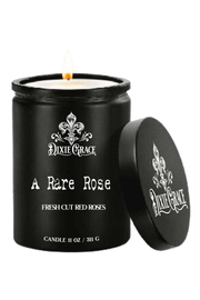 A Rare Rose - 11 oz Glass Candle - Cotton Wick