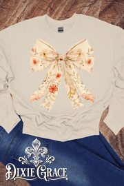 Antique Ivory Boho Bow - Dune - Sweatshirt Option - Graphic Tee