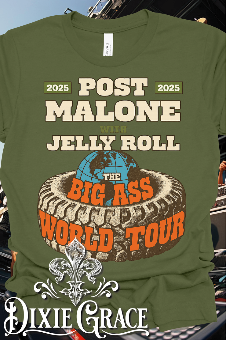 The BA Tour - Olive - Youth, Tank, Sweatshirt, Hoodie Option - Graphic Tee