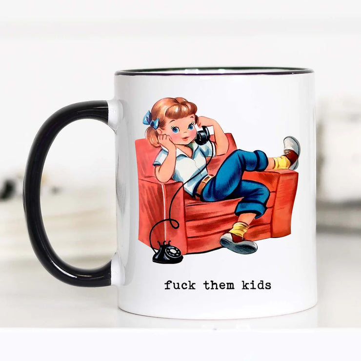 F*ck Them Kids - Large Coffee Mug