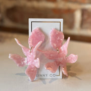 Sway - Pink Floral Earrings