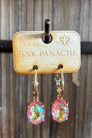 Aspen - Coral Iridescent - Earrings