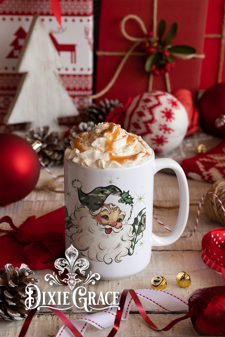 Camo Santa - Large Coffee Mug