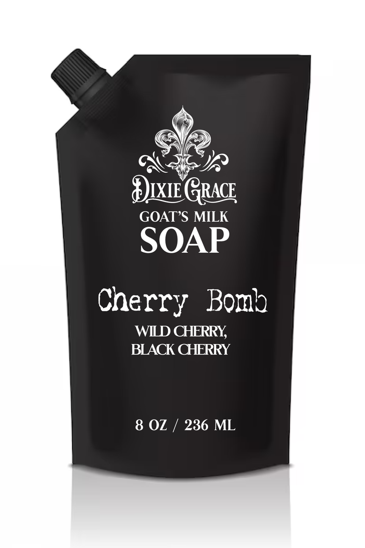 Cherry Bomb - Goat's Milk Soap - Refill Bag