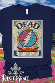 Dead & Co Summer Tour 2016 - Navy Blue - Sweatshirt Option - Graphic Tee