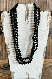 Ash - Iridescent Bead - Black - Necklace