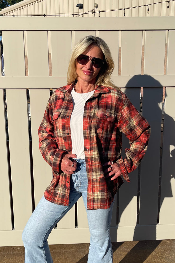 Bonfire - Bleached Flannel
