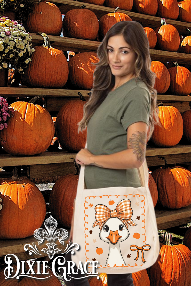 Fall Goose - Gift - Canvas - Two Options - Tote Bag