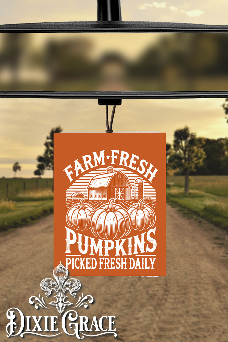 Farm Fresh Pumpkins - Air Freshener