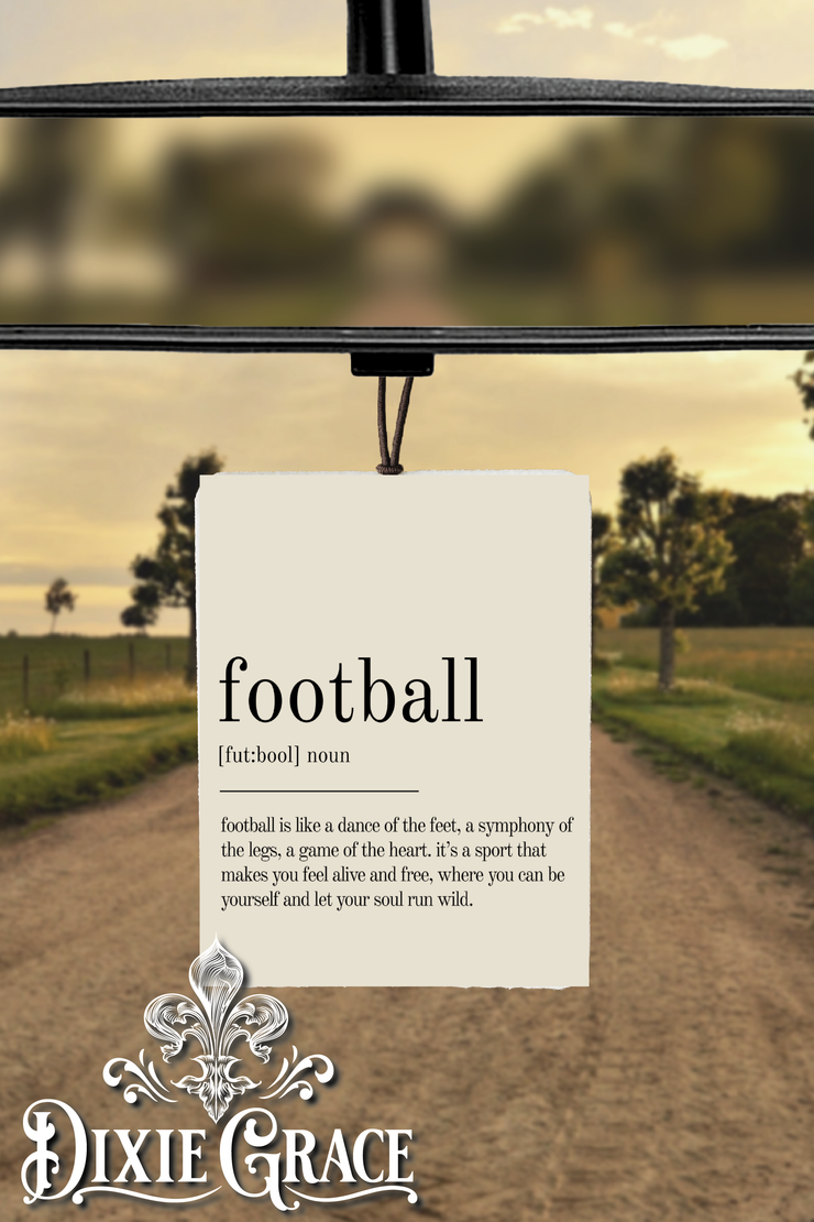 Football Definition - Air Freshener