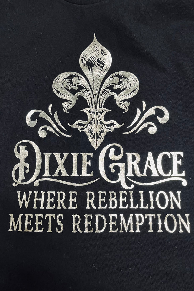 Metallic Dixie Grace - Where Rebellion Meets Redemption - Graphic Tee