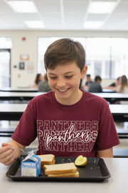 Panthers Stacked Pattern - Multiple Options