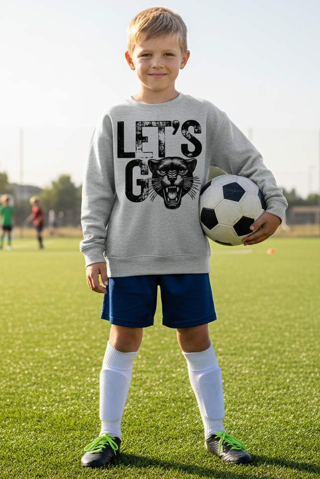 Let's Go Panther Head - Multiple Options