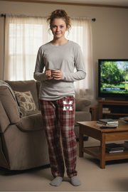 Millstadt Panthers Varsity Square - Flannel Pajama Pants
