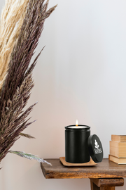 October Twilight - 11 oz Glass Candle - Cotton Wick