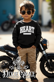 Heart Breaker - Youth - Red or Black - Graphic Sweatshirt