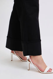 Onyx Rain - High-Rise - Retro Wide Leg - Black Denim - Jeans