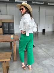 Essential White Oxford Shirt – Oversized Fit with Statement Cuffs