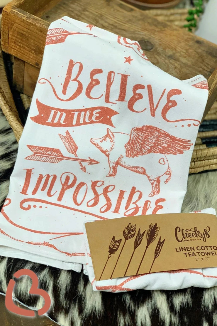 Believe in the Impossible - Tea Towel