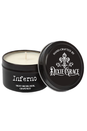 Inferno - 8 oz Candle Tin - Cotton Wick