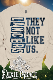 Lancers They Not Like Us - Natural - Youth, Sweatshirt, Hoodie Option - Graphic Tee