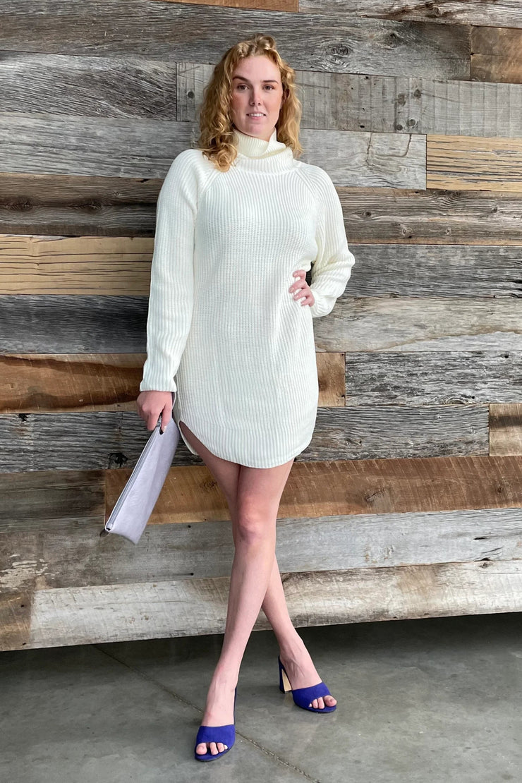 Harper - Cream - Sweater Dress
