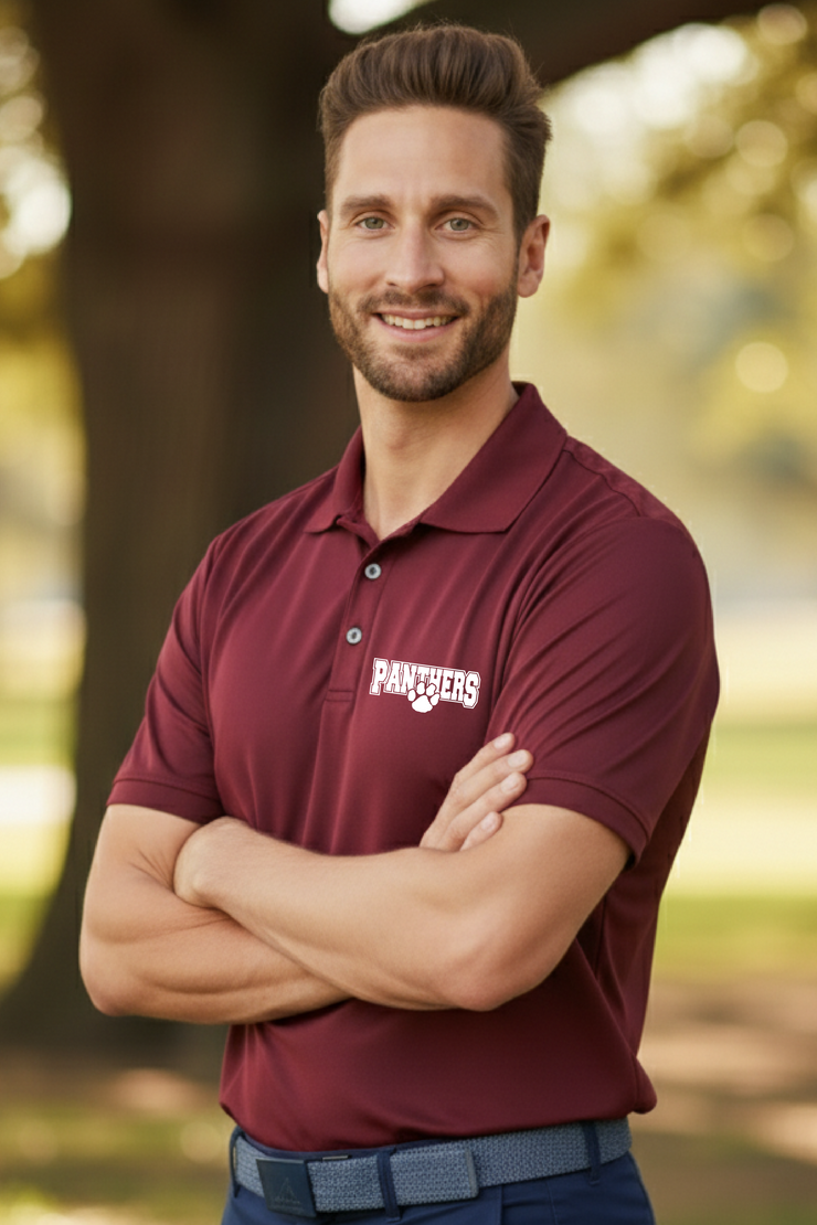 Panthers in Varsity Letters with Paw Print Logo Pocket - Multiple Options