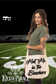 Meet Me In The Bleachers - Gift - Canvas - Two Options - Tote Bag