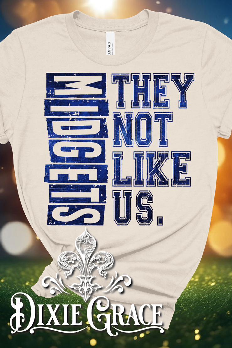 Midgets They Not Like Us - Natural - Youth, Sweatshirt, Hoodie Option - Graphic Tee