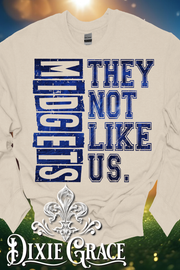 Midgets They Not Like Us - Natural - Youth, Sweatshirt, Hoodie Option - Graphic Tee